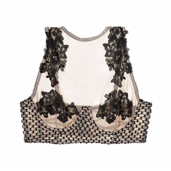 Dream Angels Embroidered High Neck Bra NWOT - Picture 3 of 6